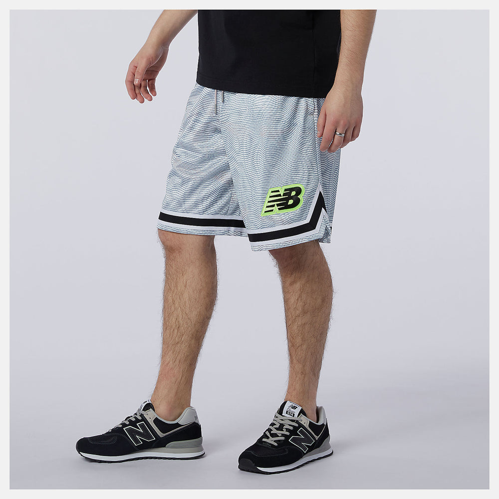 White Print NB Athletics Psy Varsity Short New Balance Clothing