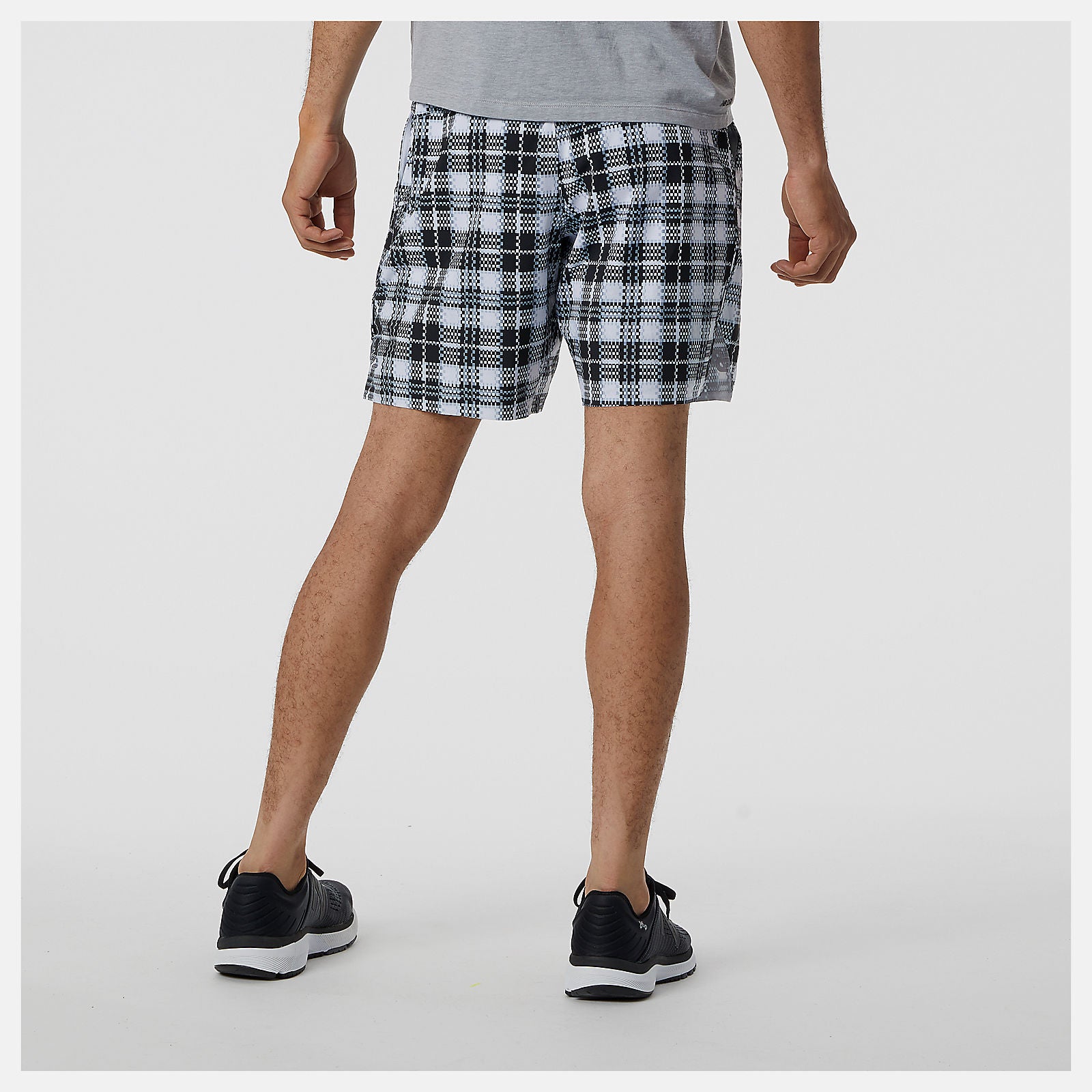 White 7 In Printed Tournament Short New Balance Clothing