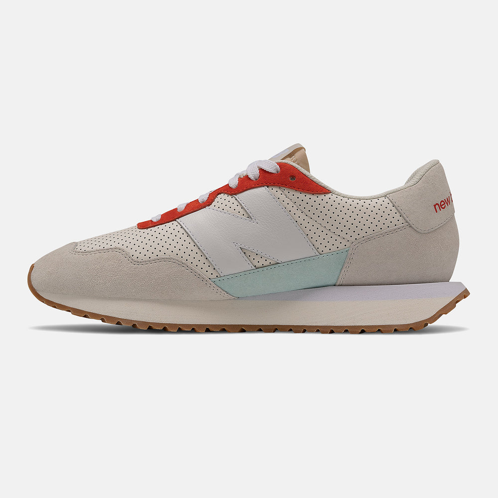 White/Ghost Pepper 237 New Balance Shoes