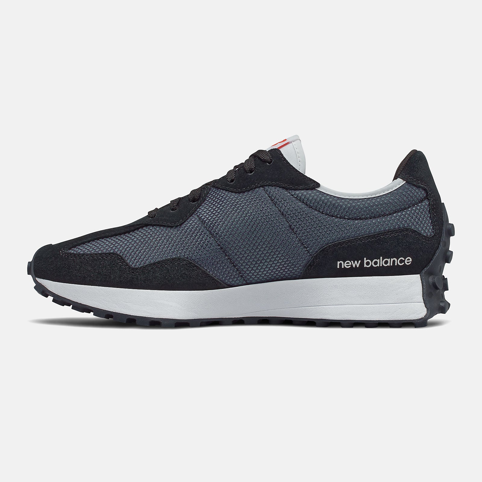 Black/NB White 327 New Balance Shoes