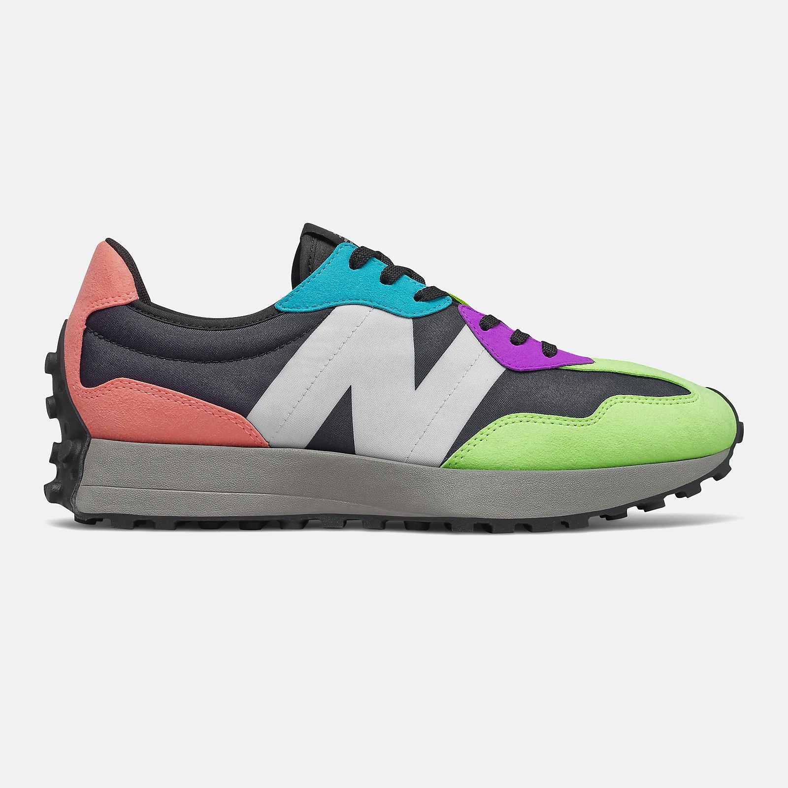 Paradise Pink/Black 327 New Balance Shoes