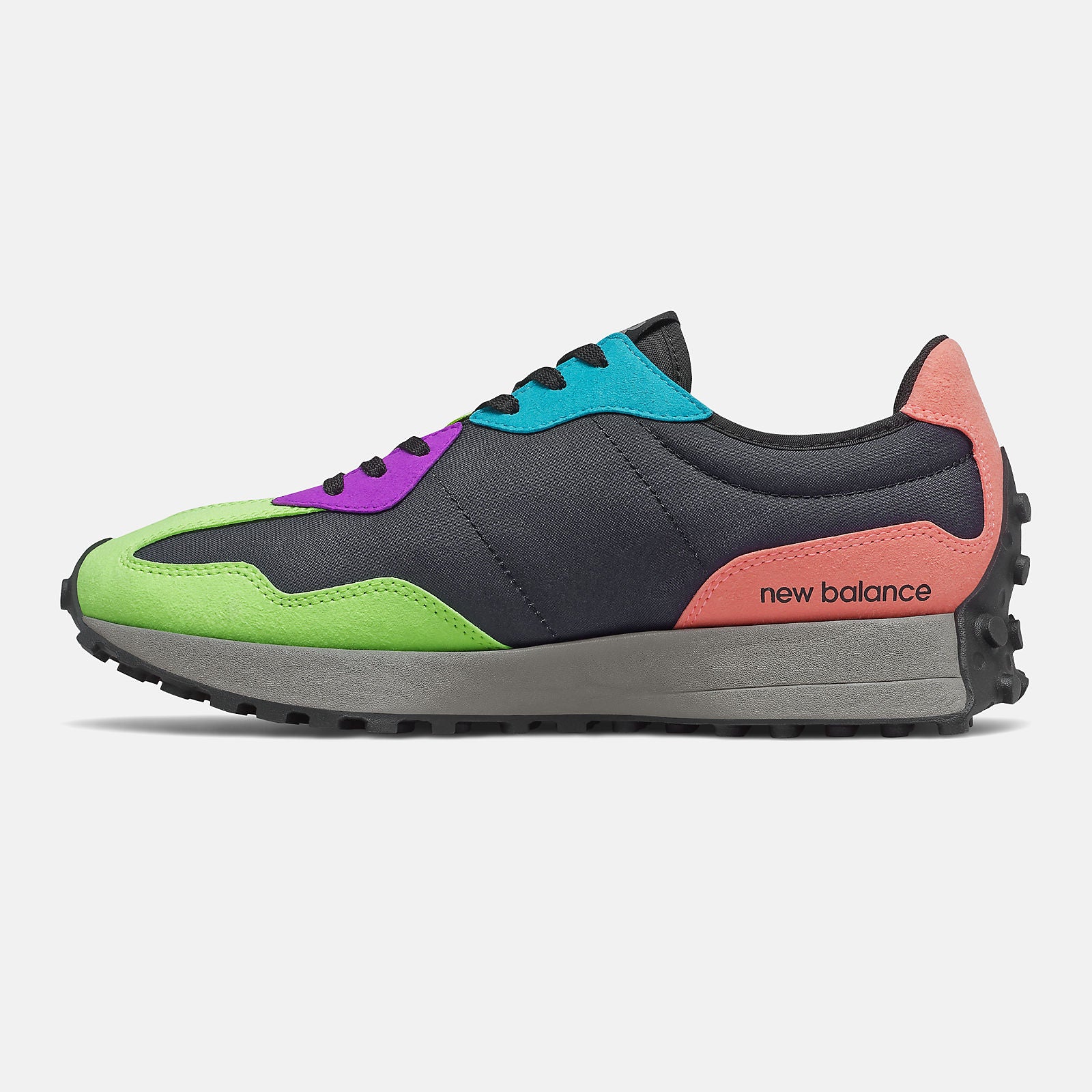 Paradise Pink/Black 327 New Balance Shoes