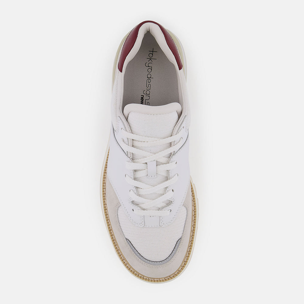 Nimbus Cloud/Classic Burgundy 574 by TDS New Balance Shoes