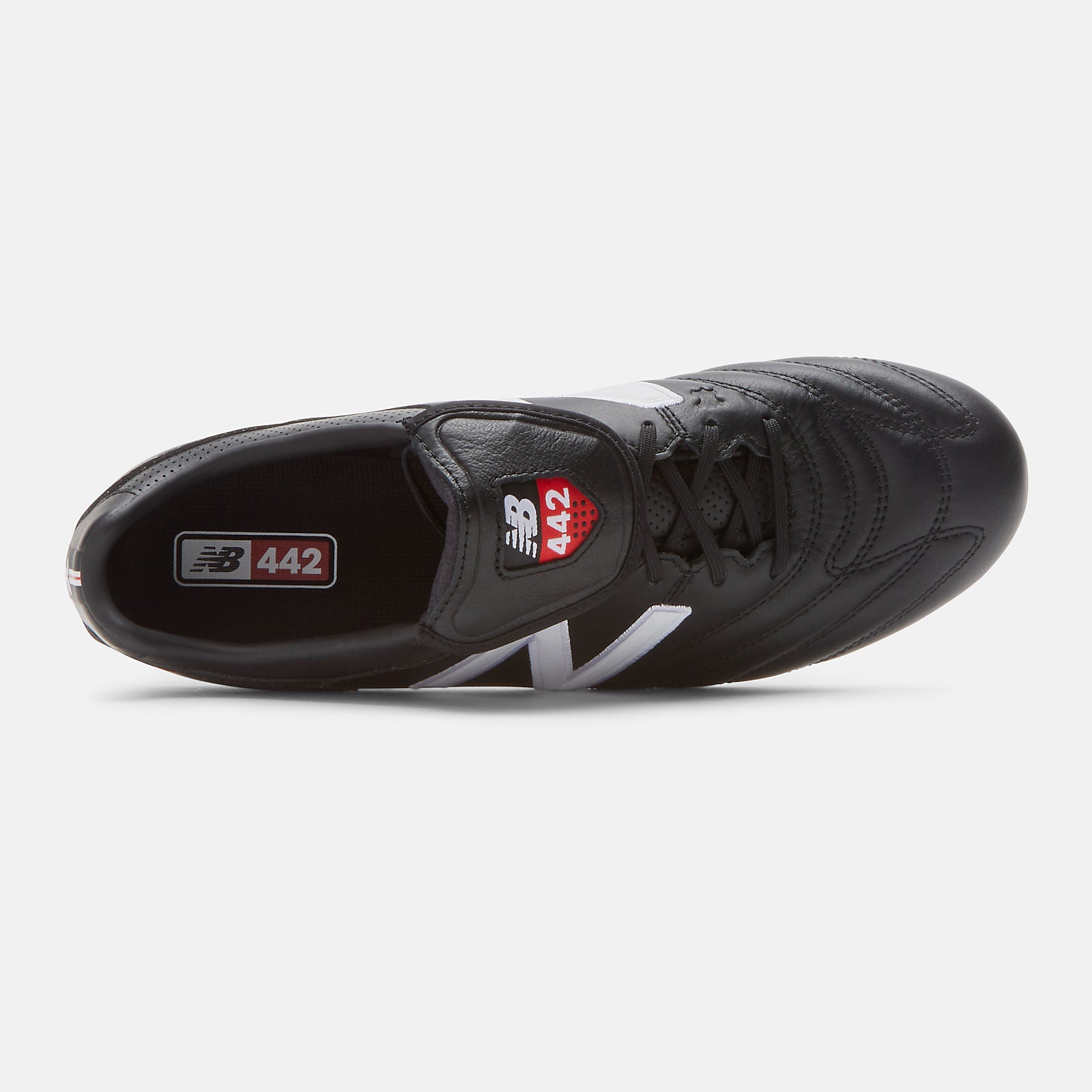 Black/White and Red 442 Pro FG New Balance Shoes