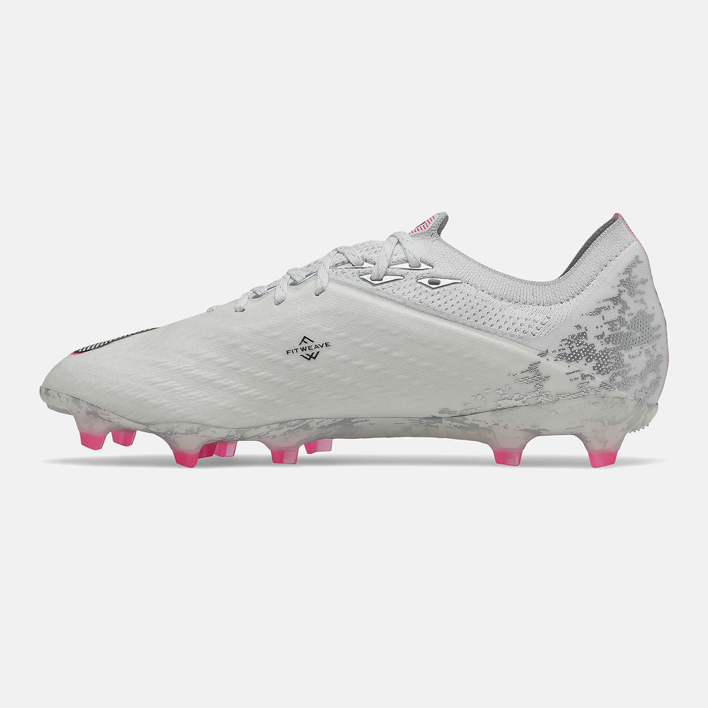 White/Silver Furon V6+ Pro FG New Balance Shoes