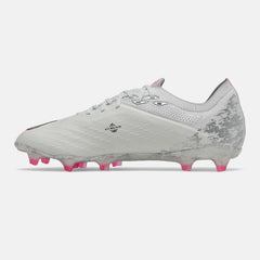 White/Silver Furon V6+ Pro FG New Balance Shoes
