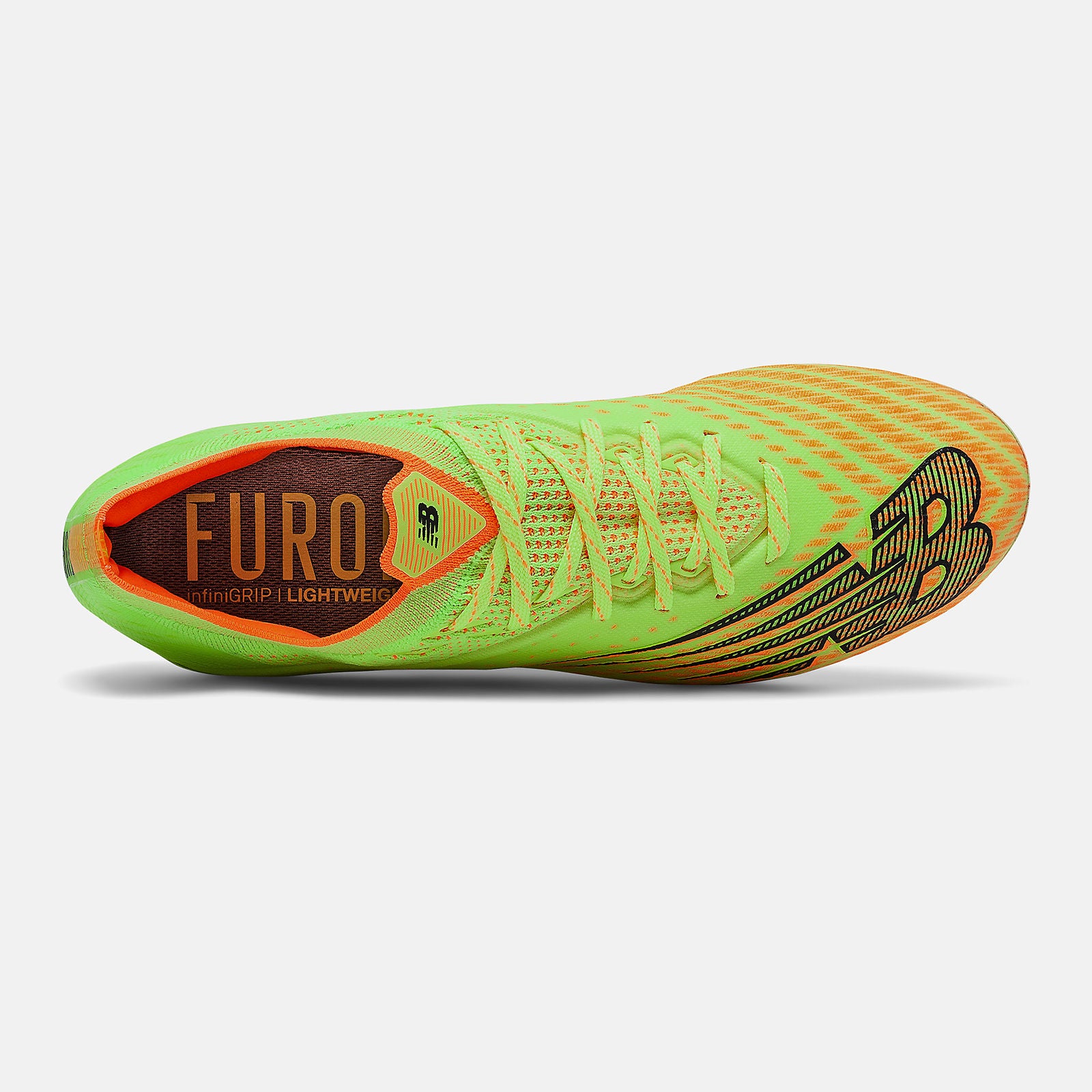 Bleached Lime Glo/Citrus Punch FURON V6+ Pro FG New Balance Shoes