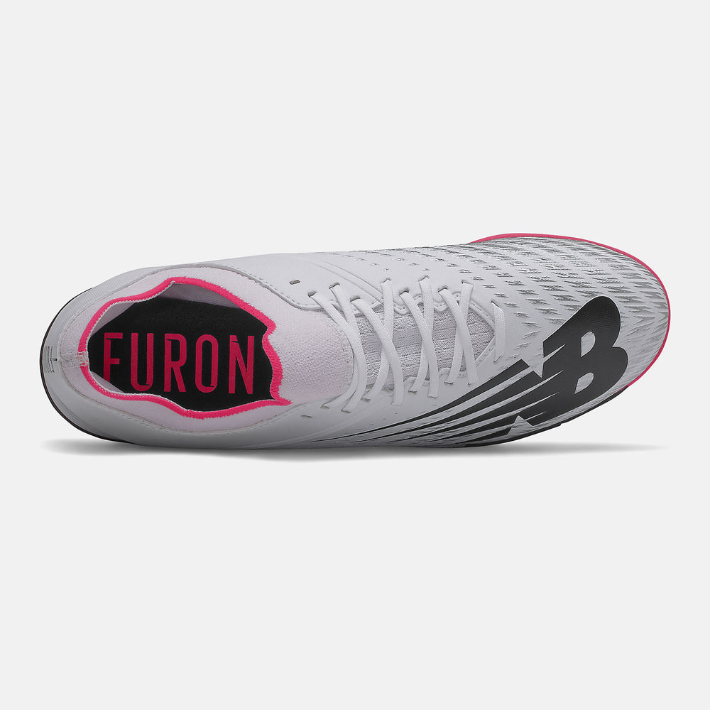 White/Silver Furon V6+ Dispatch TF New Balance Shoes