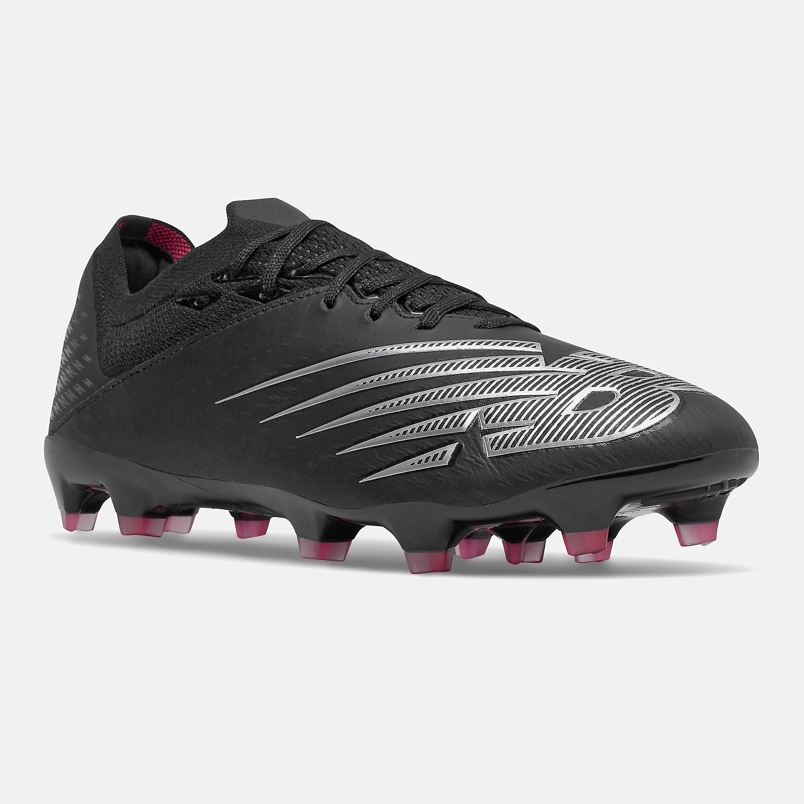 Black Furon V6+ Leather FG New Balance Shoes