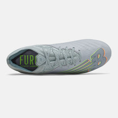 Light Cyclone/Bleached Lime Glo FURON V6+ Pro Leather FG New Balance Shoes
