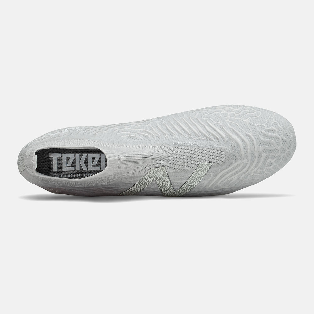 White/Light Aluminium Tekela V3 Pro FG New Balance Shoes