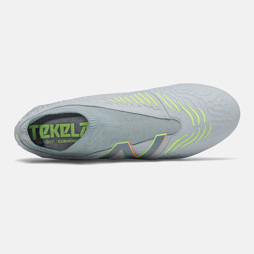 Light Cyclone/Bleached Lime Glo Tekela V3 Pro Leather FG New Balance Shoes