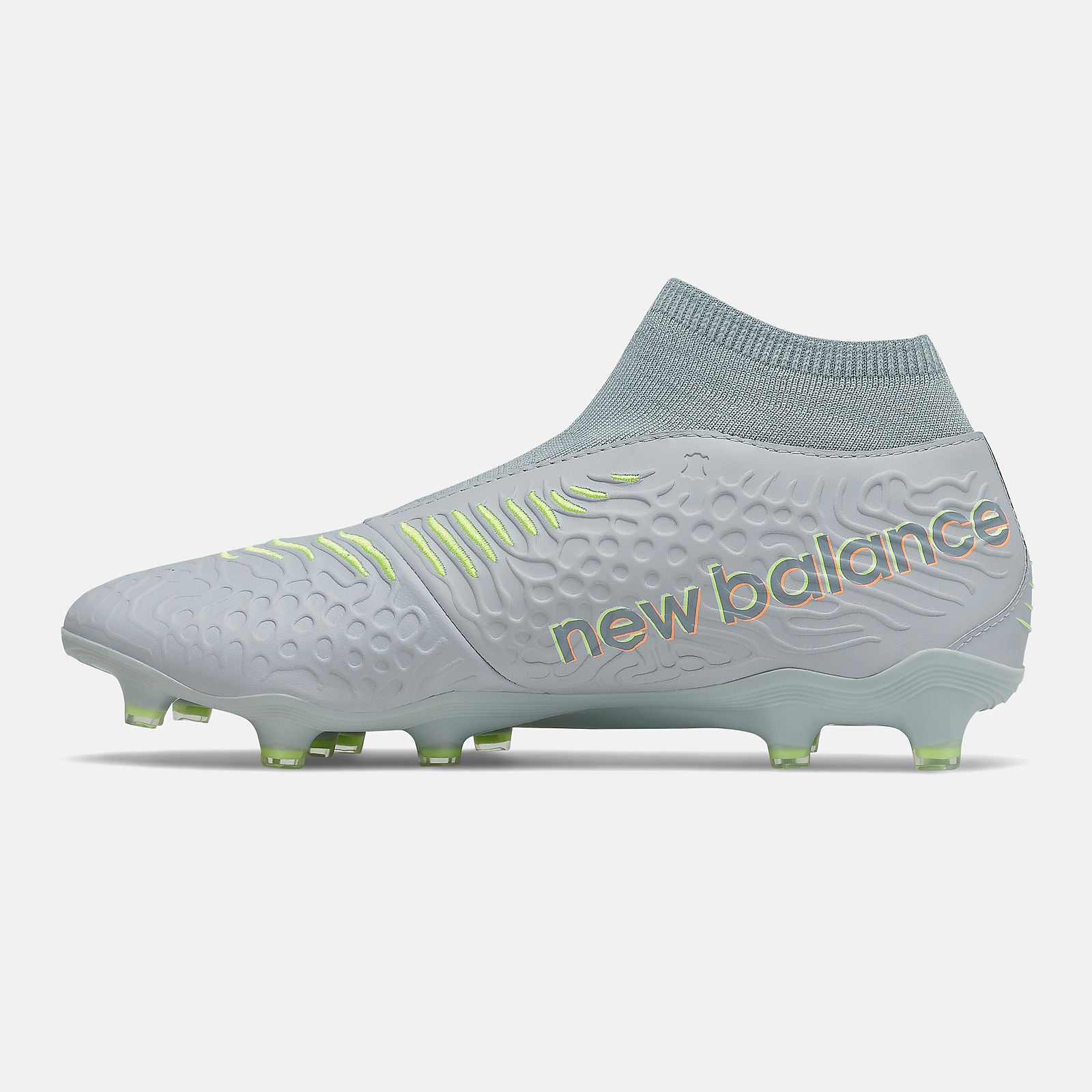 Light Cyclone/Bleached Lime Glo Tekela V3 Pro Leather FG New Balance Shoes