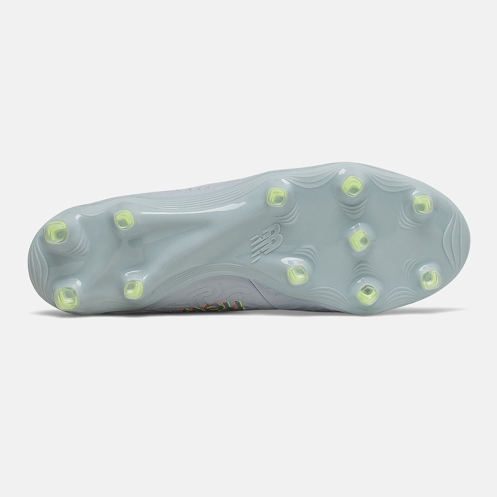 Light Cyclone/Bleached Lime Glo Tekela V3 Pro Leather FG New Balance Shoes