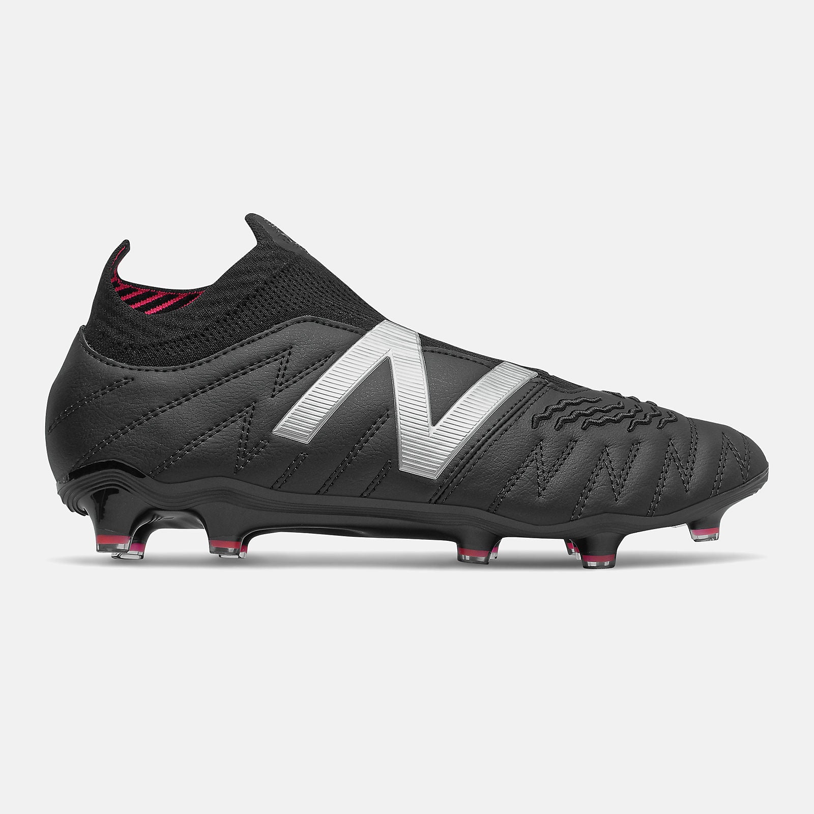 Black/Pink Glo Tekela V3+ Pro Leather FG New Balance Shoes