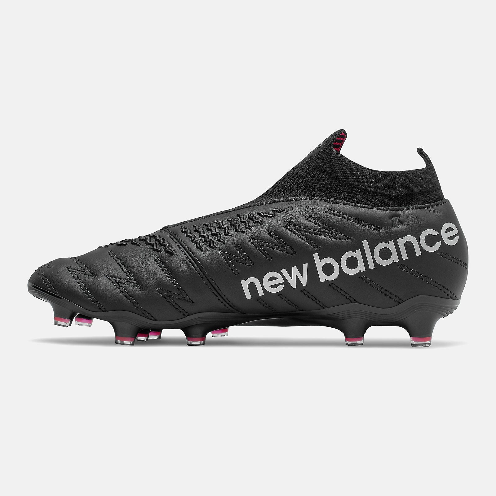 Black/Pink Glo Tekela V3+ Pro Leather FG New Balance Shoes