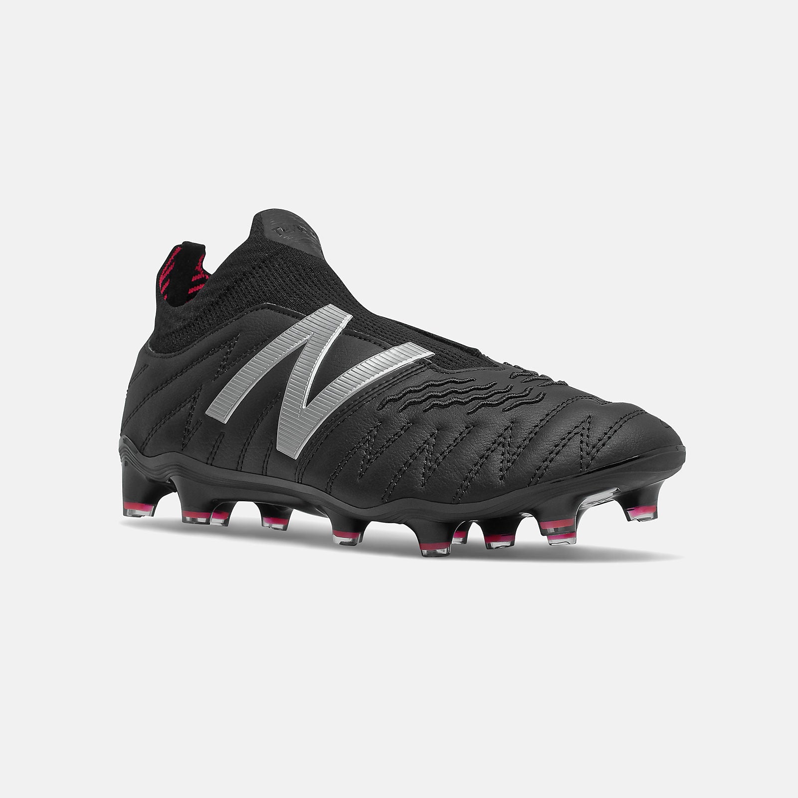 Black/Pink Glo Tekela V3+ Pro Leather FG New Balance Shoes