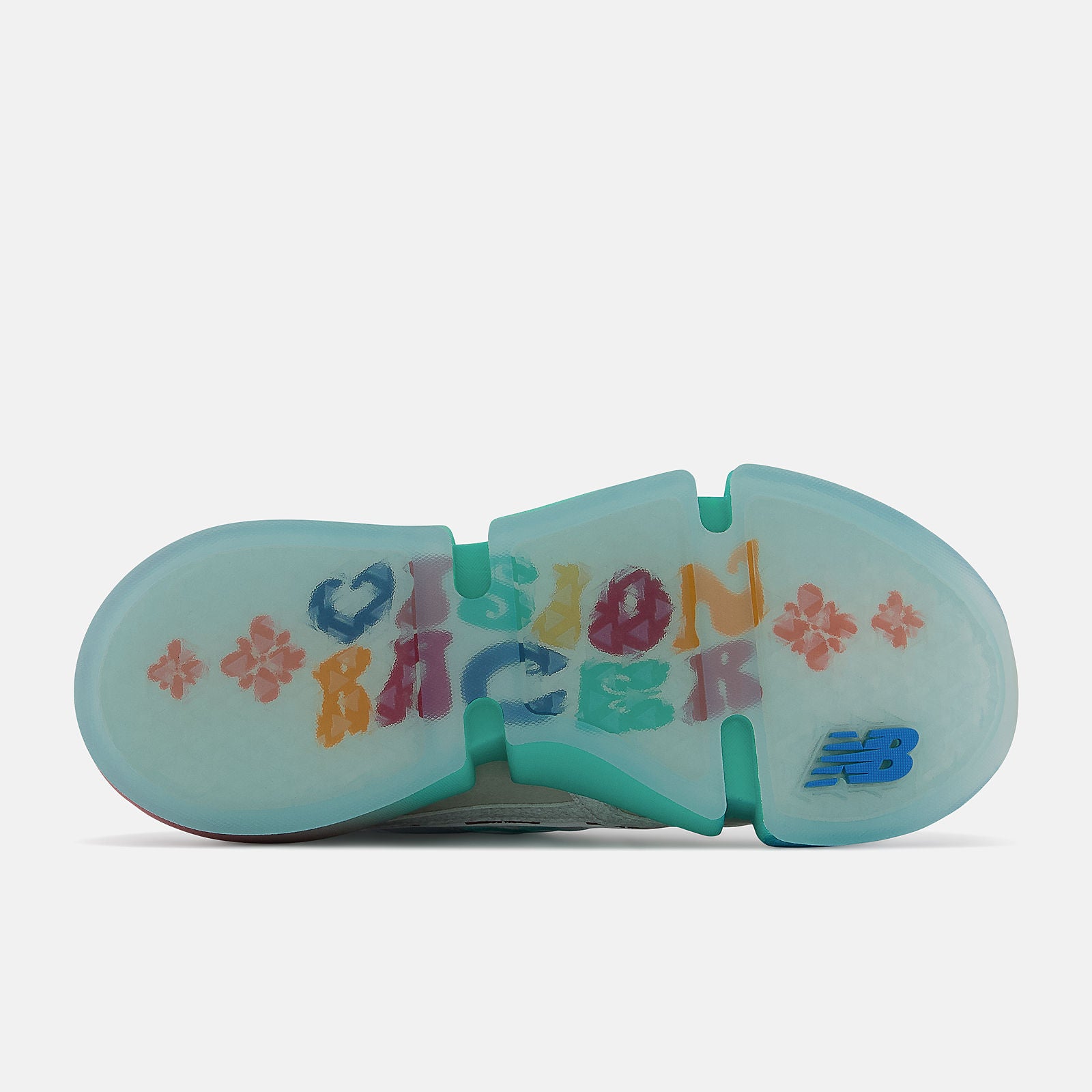 White/Summer Jade Vision Racer New Balance Shoes
