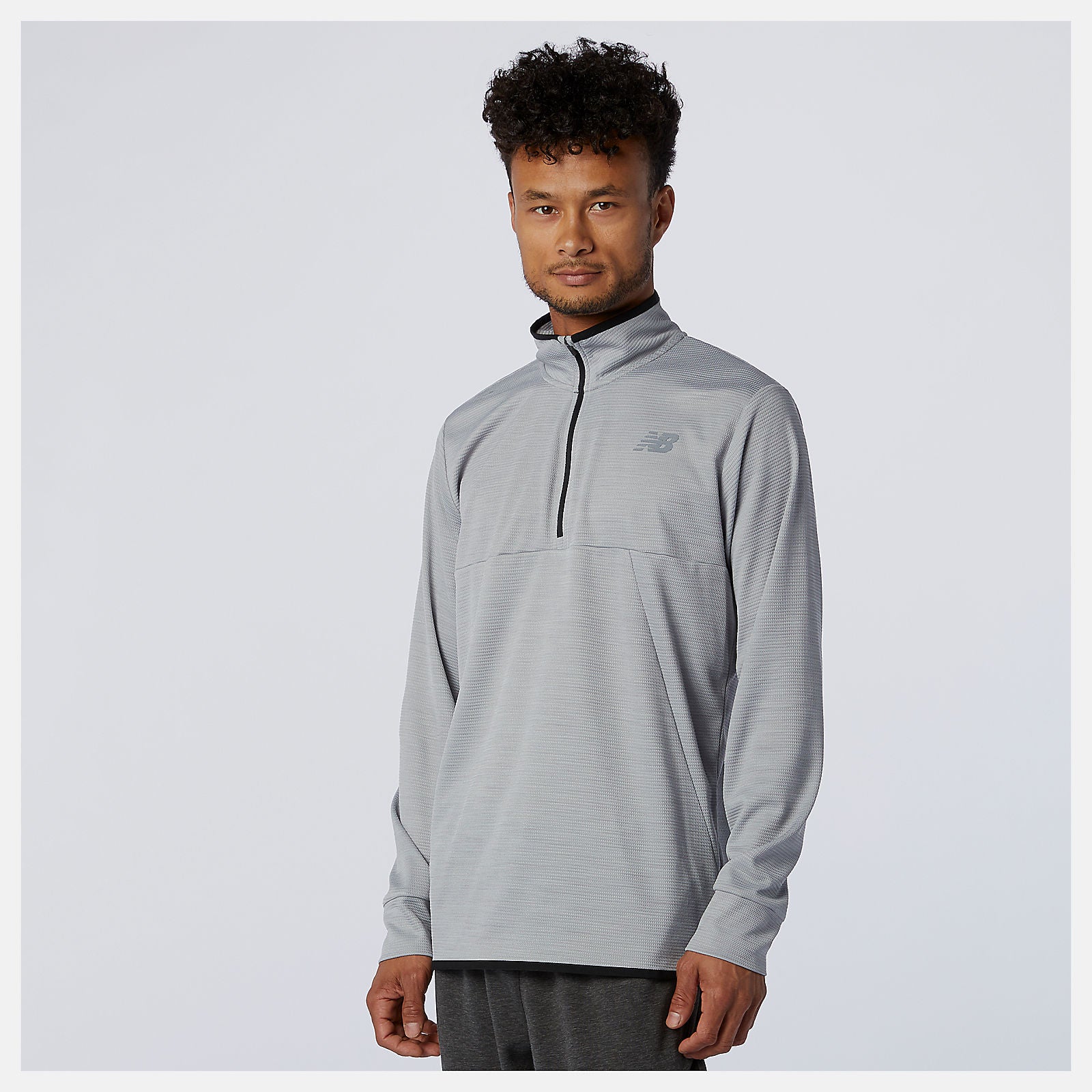Athletic Grey Tenacity Quarter Zip New Balance Clothing