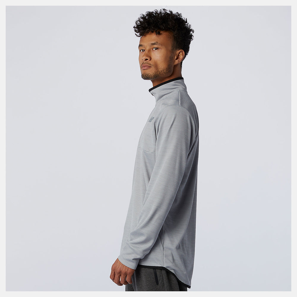 Athletic Grey Tenacity Quarter Zip New Balance Clothing