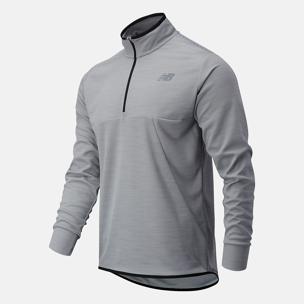 Athletic Grey Tenacity Quarter Zip New Balance Clothing