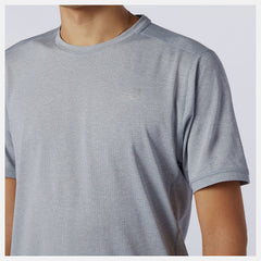 Athletic Grey Impact Run Short Sleeve New Balance Clothing