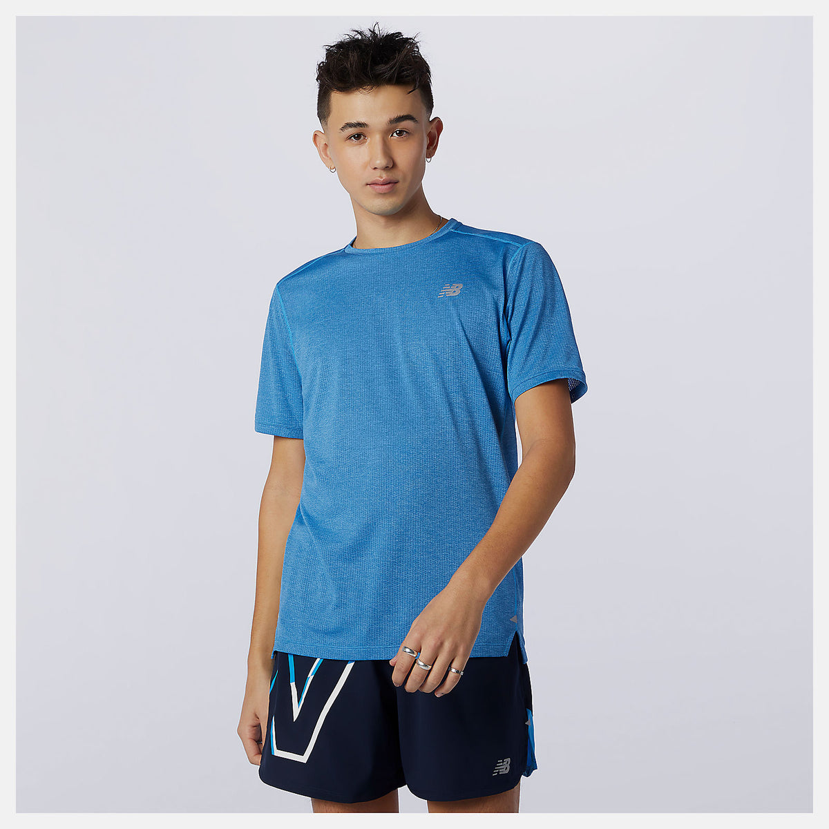 Helium Impact Run Short Sleeve New Balance Clothing