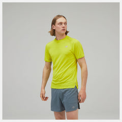 Sulpher Yellow Impact Run Short Sleeve New Balance Clothing