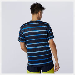 Helium Printed Impact Run Short Sleeve New Balance Clothing