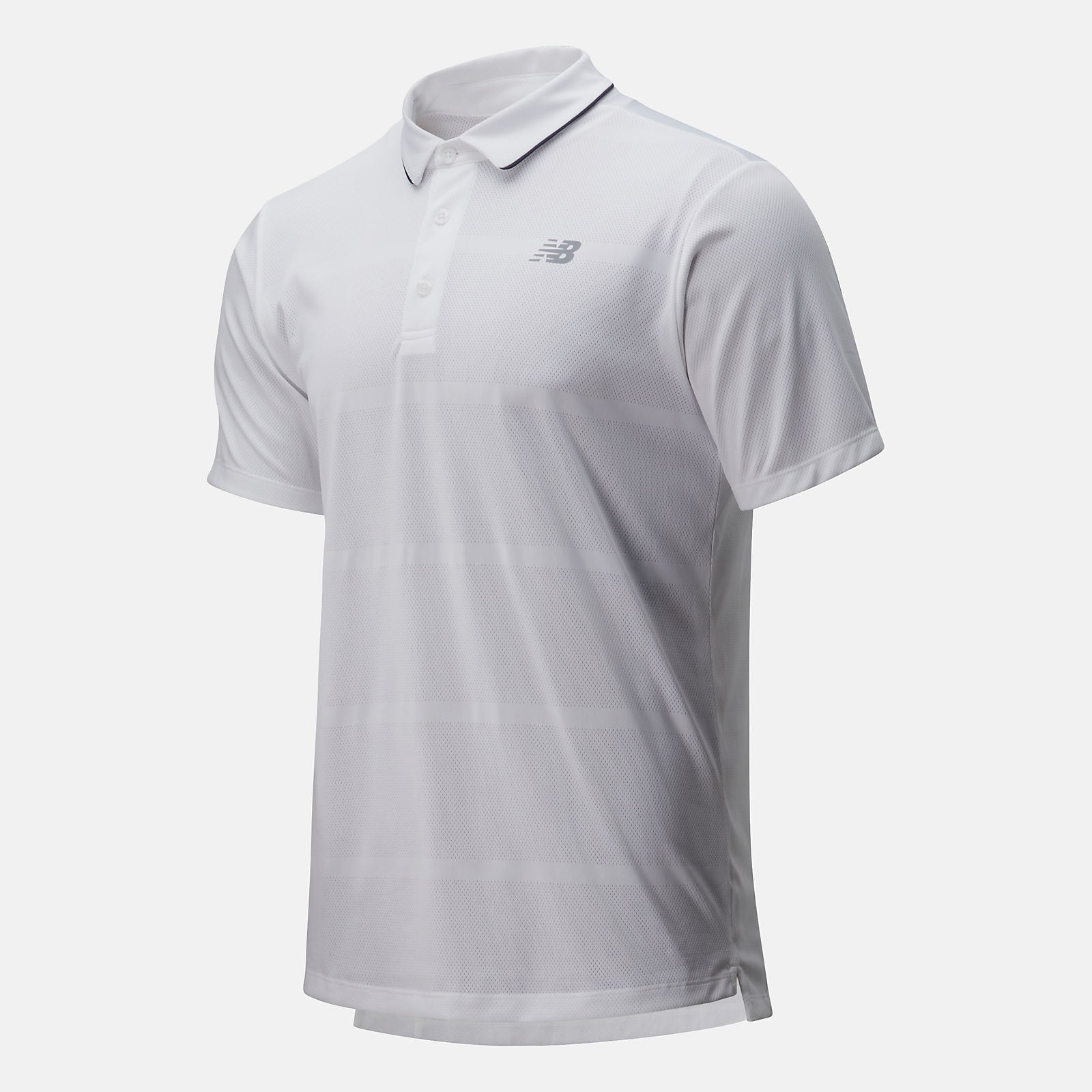 White Rally Performance Polo New Balance Clothing