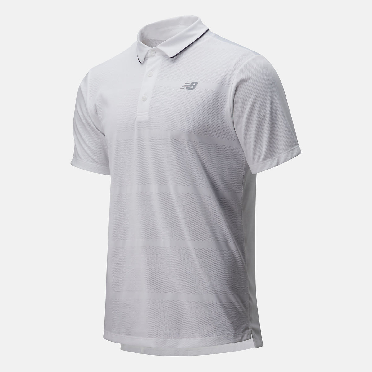 White Rally Performance Polo New Balance Clothing