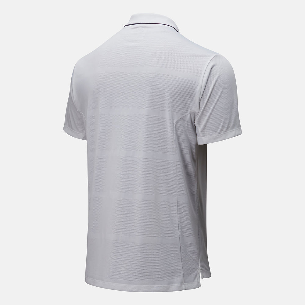 White Rally Performance Polo New Balance Clothing