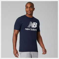 Eclipse Essentials Stacked Logo Tee New Balance Clothing