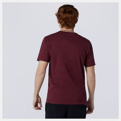 Garnet Essentials Stacked Logo Tee New Balance Clothing