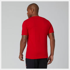 Team Red Essentials Stacked Logo Tee New Balance Clothing