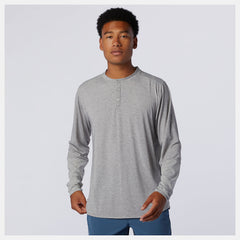 Athletic Grey Fortitech Henley New Balance Clothing