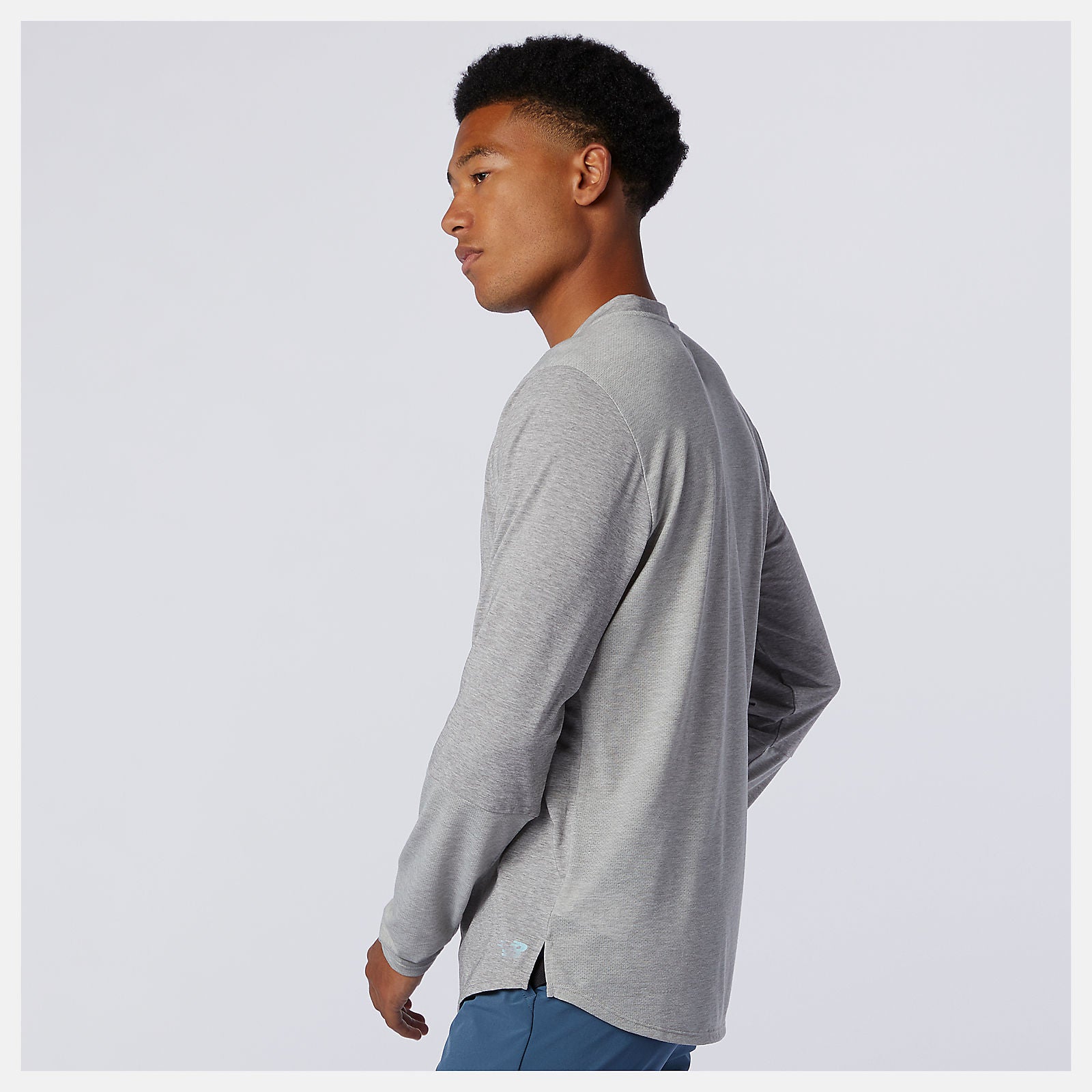 Athletic Grey Fortitech Henley New Balance Clothing