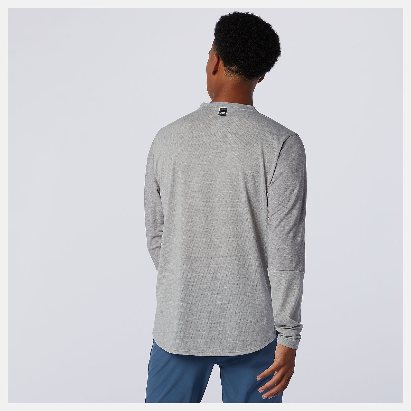 Athletic Grey Fortitech Henley New Balance Clothing