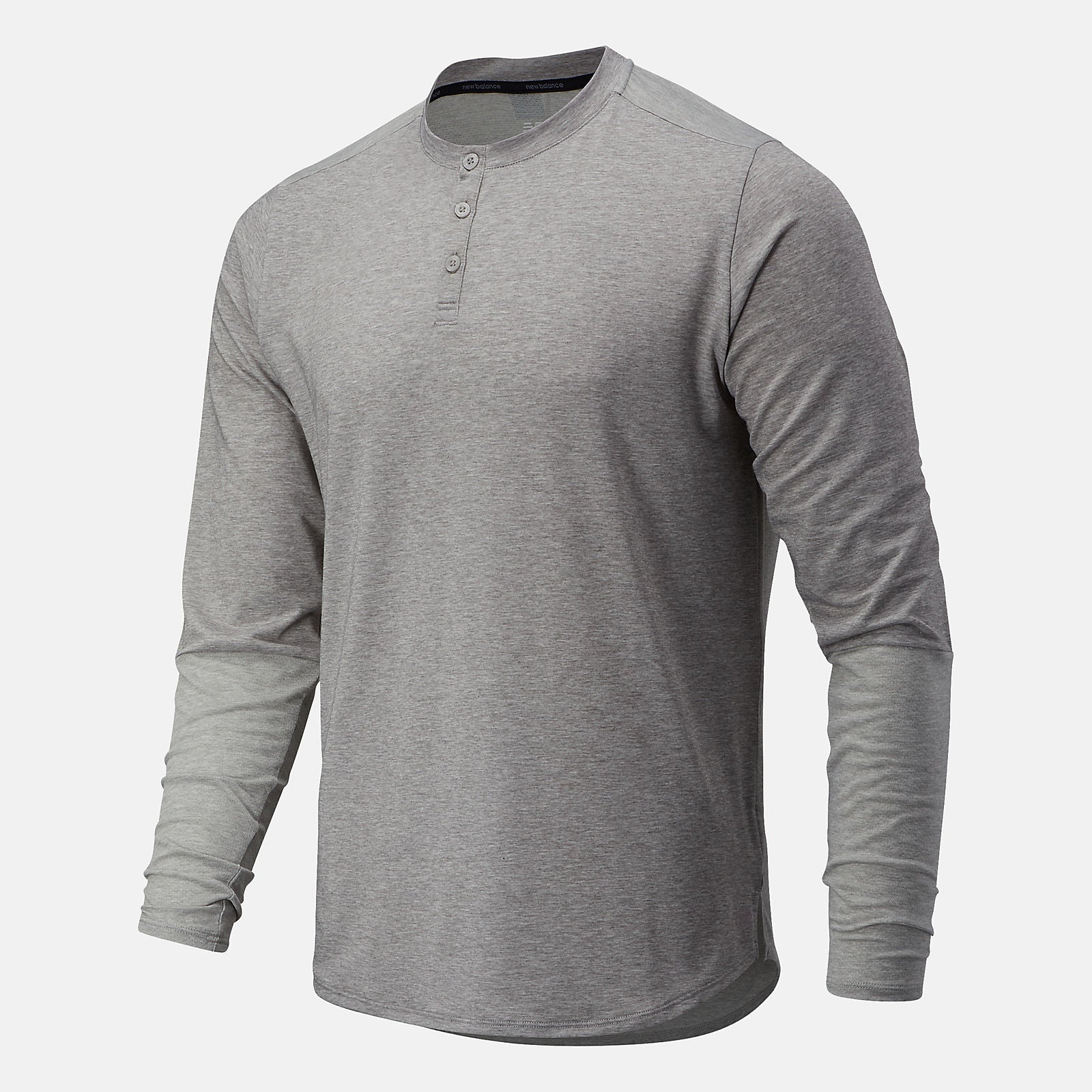 Athletic Grey Fortitech Henley New Balance Clothing