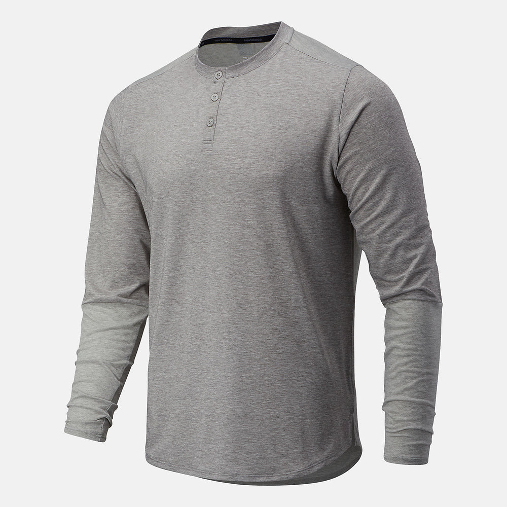 Athletic Grey Fortitech Henley New Balance Clothing
