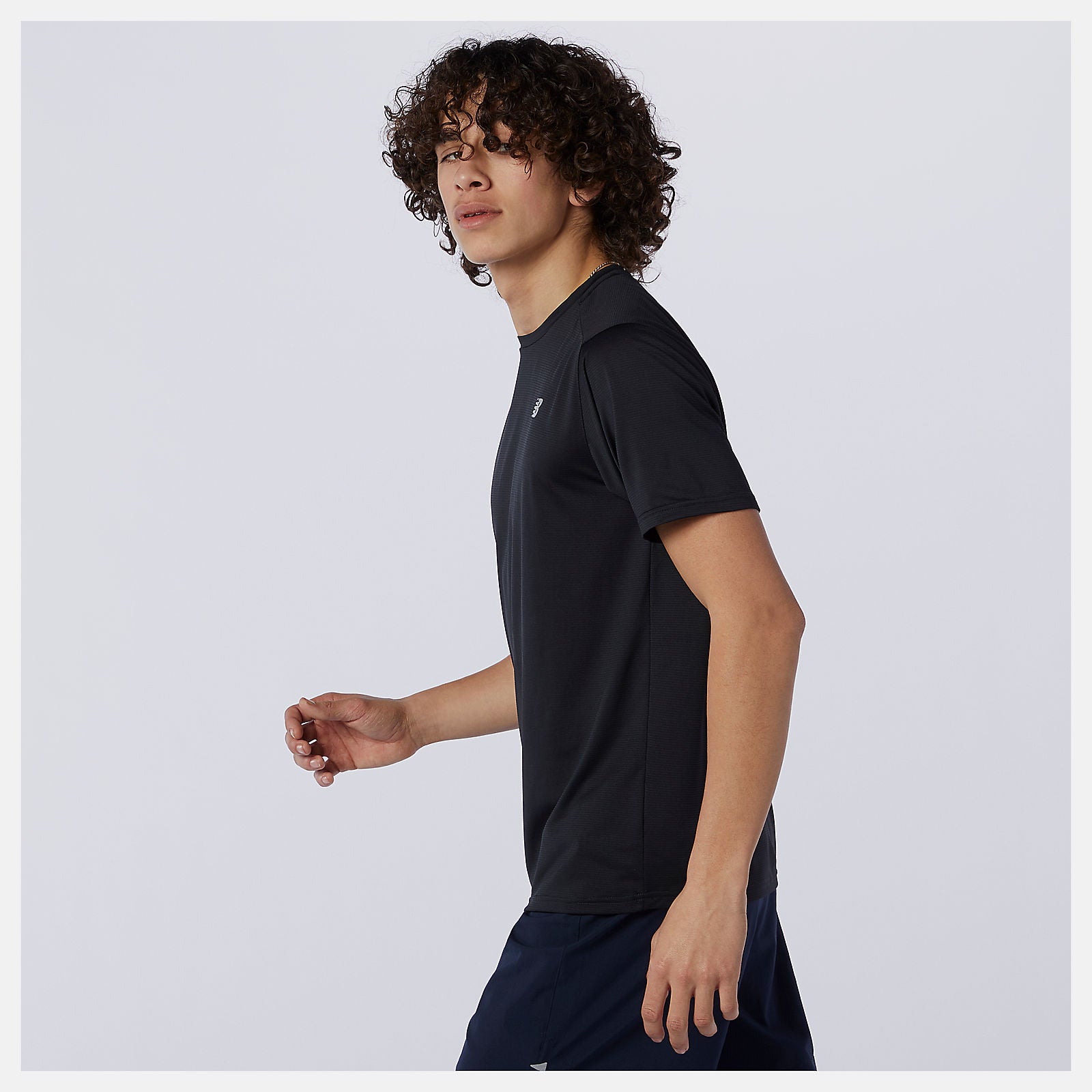 Black Accelerate Short Sleeve New Balance Clothing