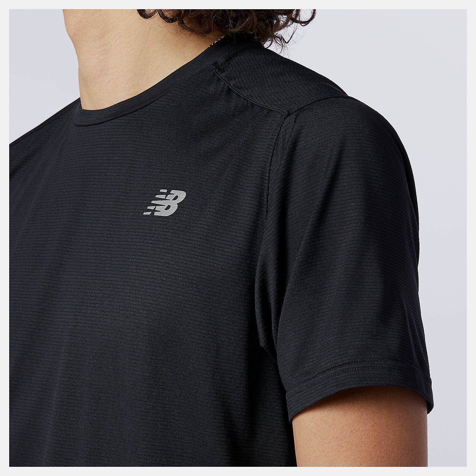 Black Accelerate Short Sleeve New Balance Clothing