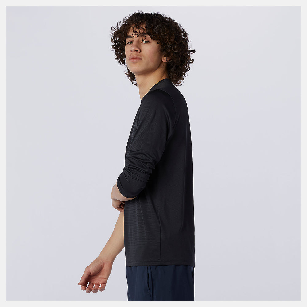 Black Accelerate Long Sleeve New Balance Clothing