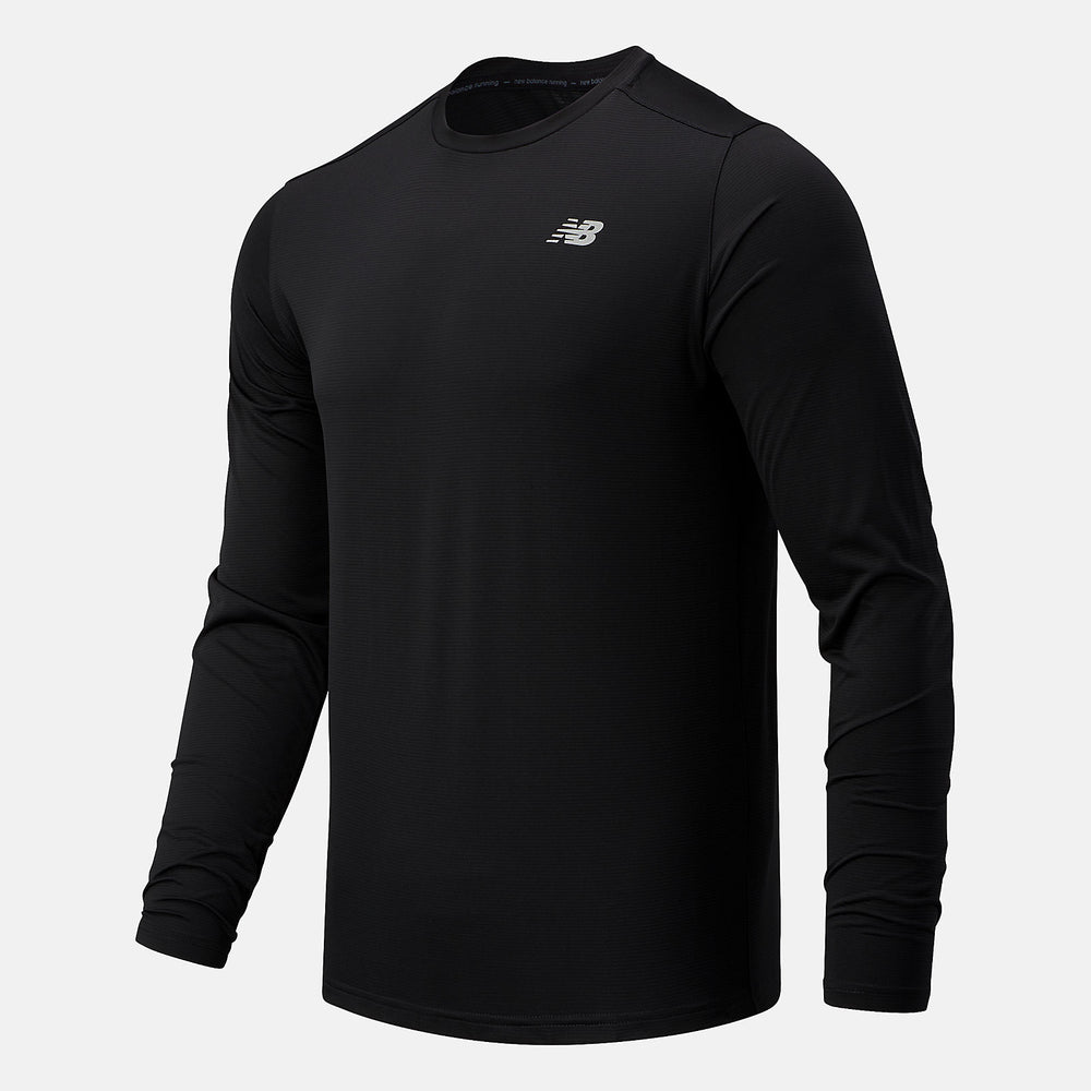 Black Accelerate Long Sleeve New Balance Clothing