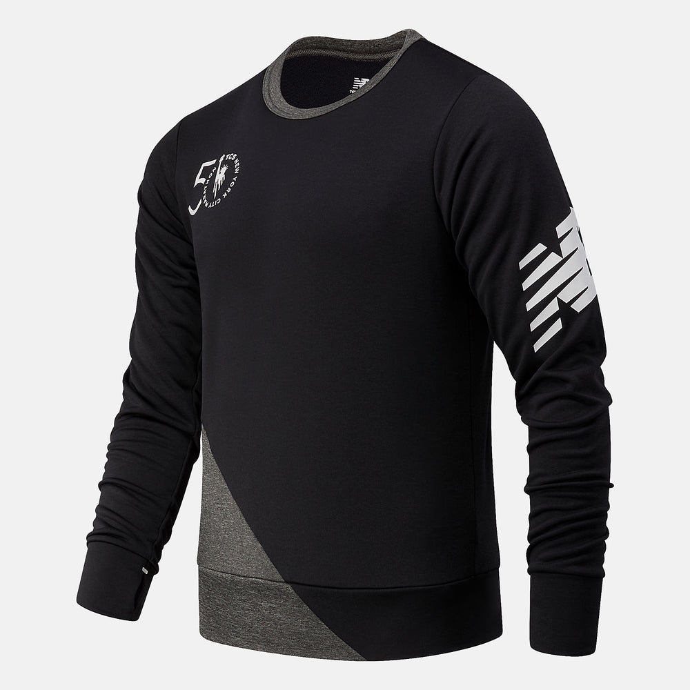 Black NYC Marathon Fast Flight Crew New Balance Clothing