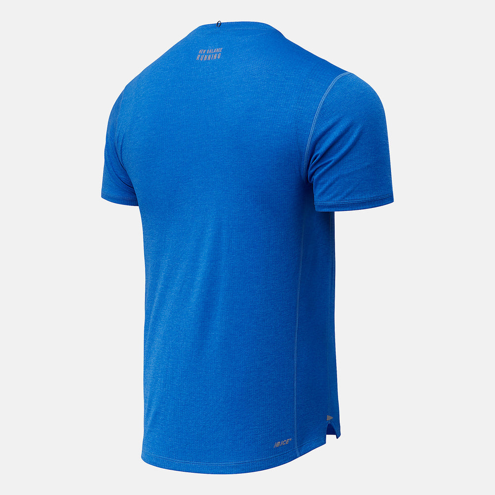Faded Cobalt NYC Marathon Impact Run Short Sleeve New Balance Clothing