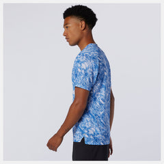 Faded Cobalt NYC Marathon Printed Impact Run Short Sleeve New Balance Clothing