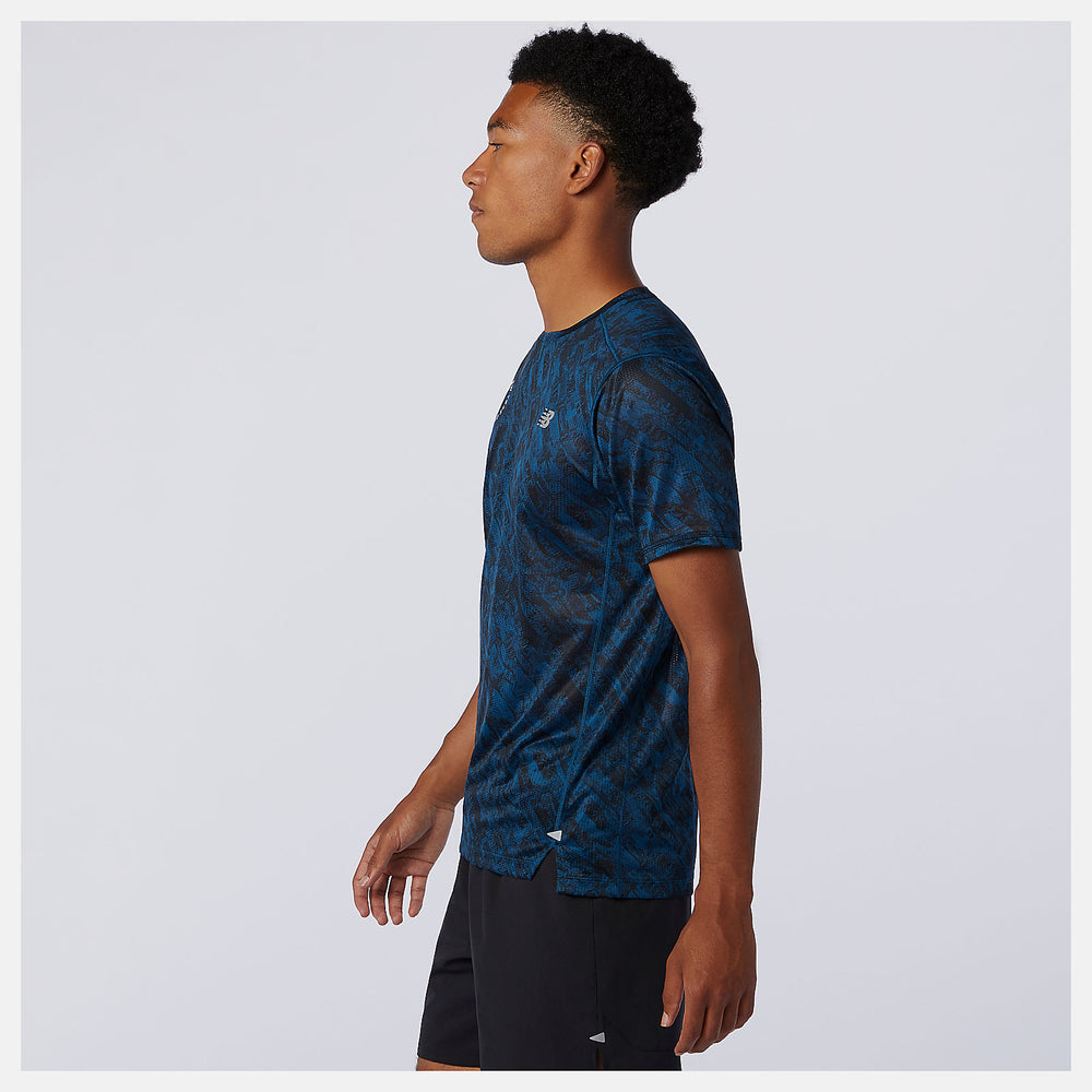 Rogue Wave NYC Marathon Printed Impact Run Short Sleeve New Balance Clothing