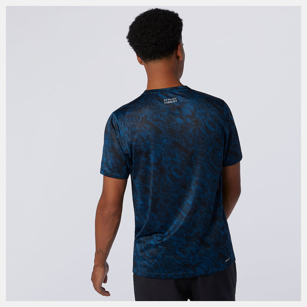 Rogue Wave NYC Marathon Printed Impact Run Short Sleeve New Balance Clothing