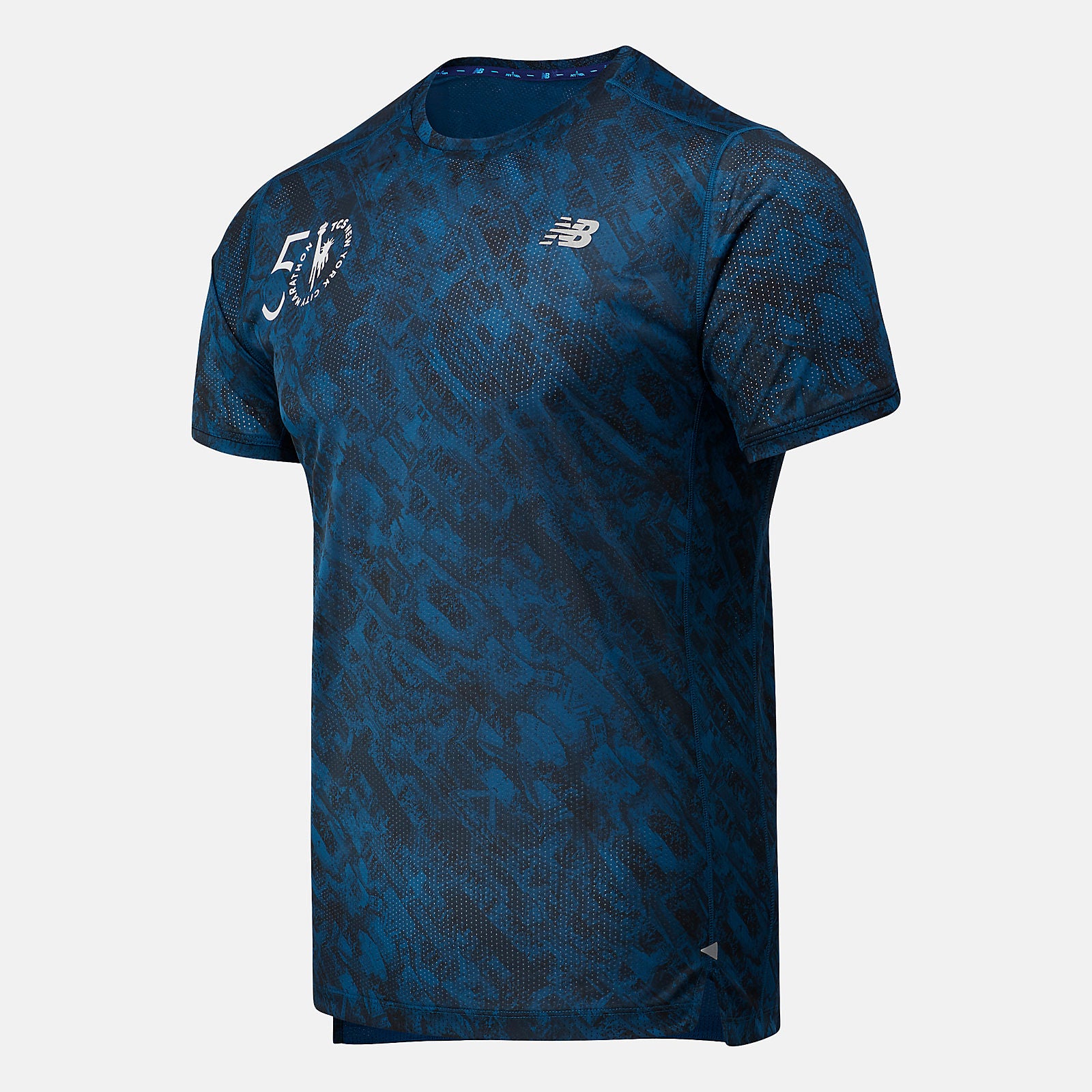 Rogue Wave NYC Marathon Printed Impact Run Short Sleeve New Balance Clothing